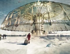 Architettura: Polar Umbrella: l'ombrello artico premiato da eVolo - Il progetto dello statunitense Pirozzi vince la Skyscraper Competition 2013, il concorso dedicato alle visioni del futuro in tema di vertical living 