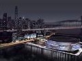 architettura: La Golden State Warriors Arena di Snohetta e Aecom -   Le due grandi firme presentano un'avveniristica arena da basket�nella baia di San Francisco, che sara' completata nel 2017 